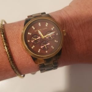 Michael Kors tortoiseshell watch